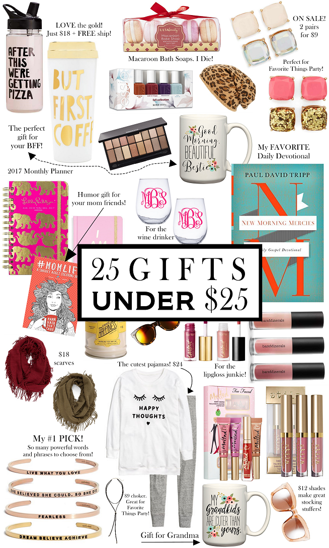 25 Items, Under $25, for 25 Families
