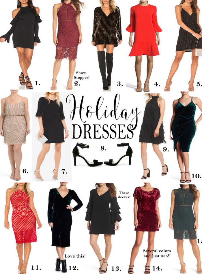holiday cocktail dress