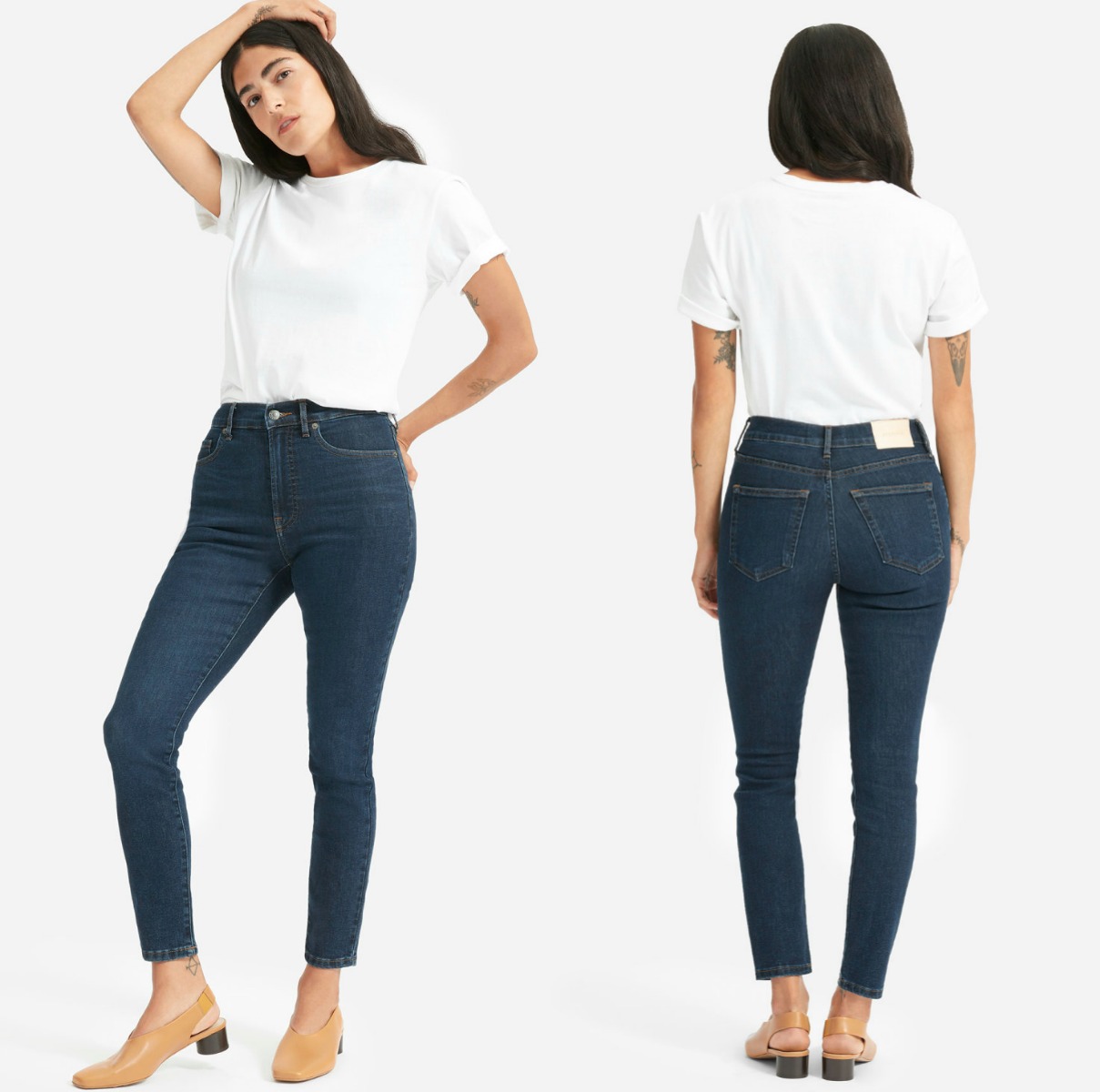 EVERLANE AUTHENTIC STRETCH HIGH-RISE SKINNY JEANS [ON SALE] - LIFE