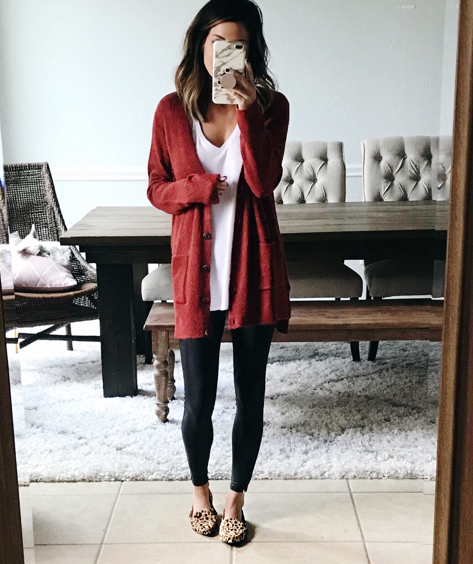 long red sweater to wear with leggings
