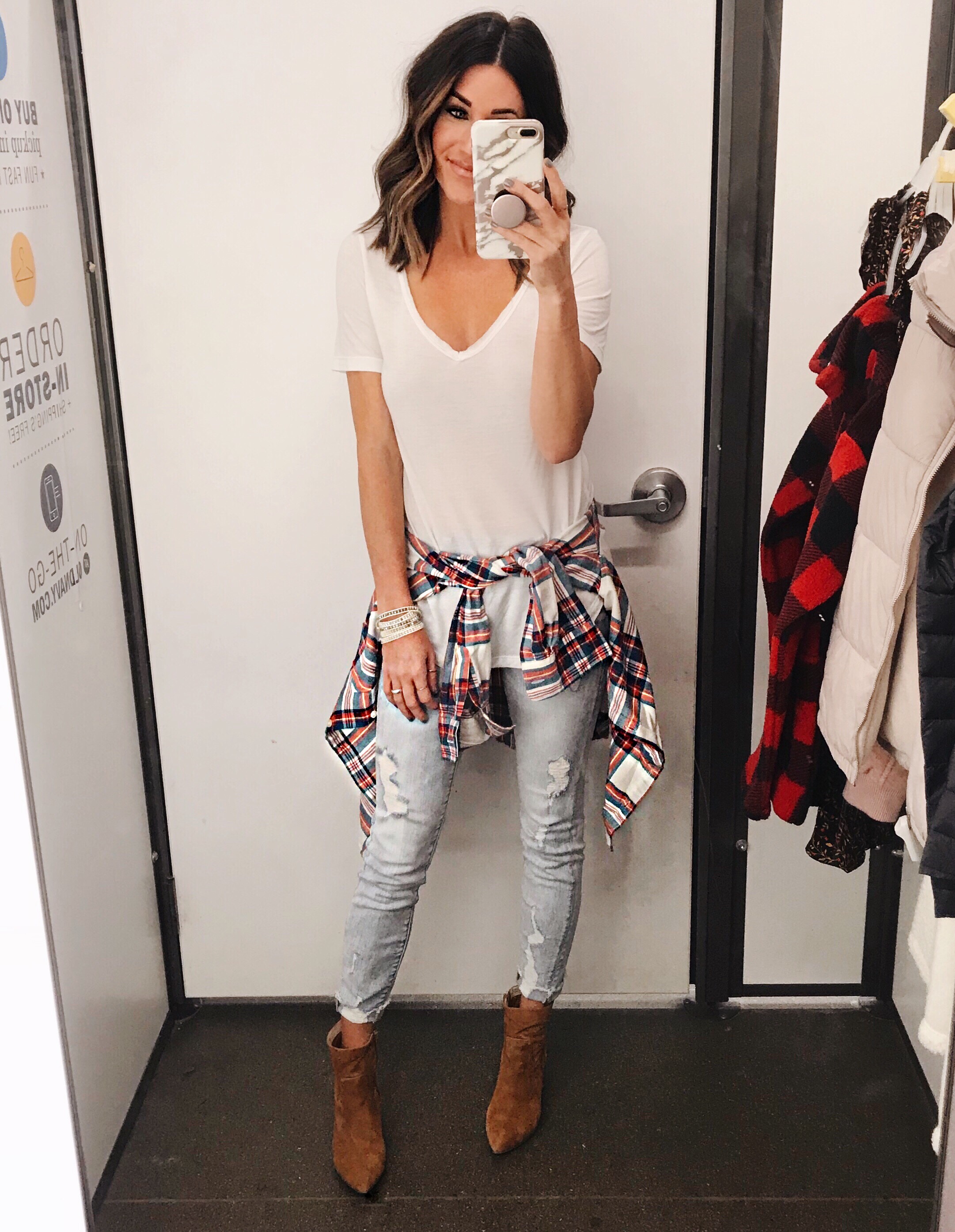 Old Navy Plaid Top