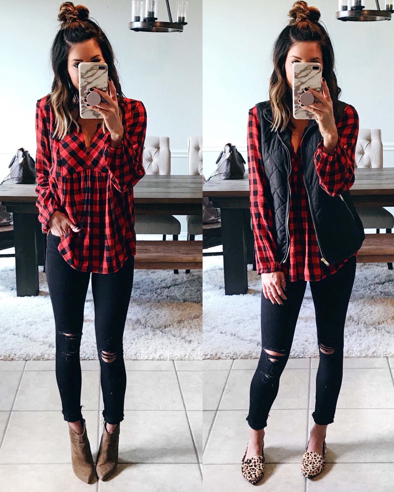 Old Navy Plaid Top