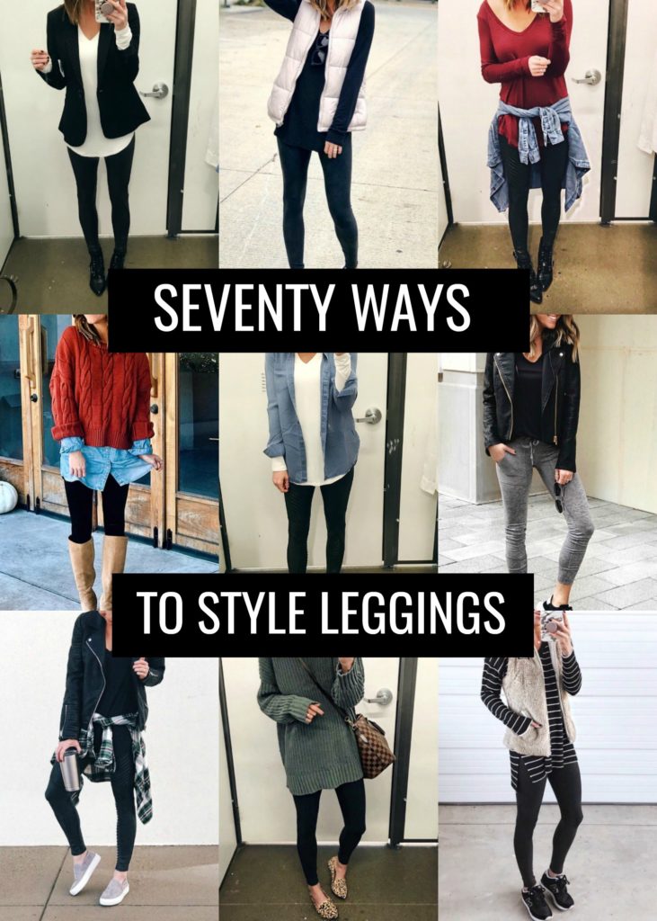 How to Wear a Gray Tunic + Black Leggings 4 Ways - Cyndi Spivey  Outfits  with leggings, Women leggings outfits, Black leggings outfit